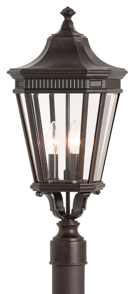Feiss OL5407GBZ Three Light Outdoor Fixture Feiss Cotswold Lane Grecian Bronze