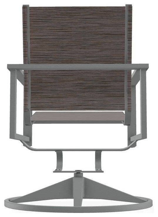 Tribeca Sling Outdoor Swivel Rocker, James/Graphite