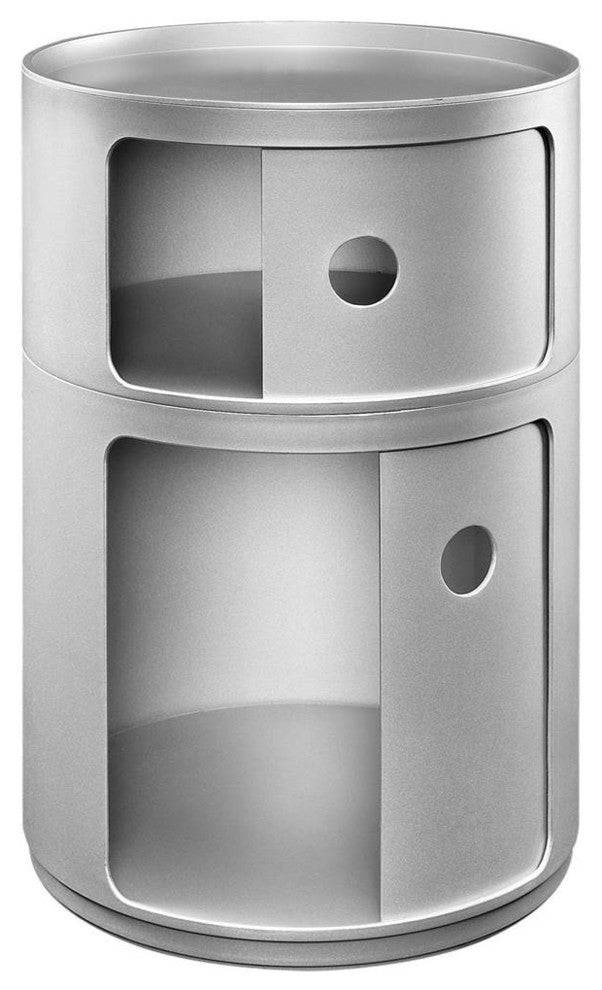 Modern Silver Orbit Storage Module
