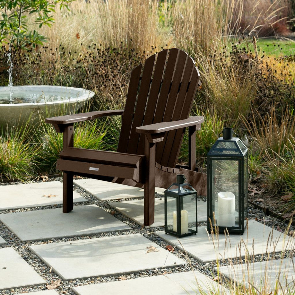 Hamilton Folding and Reclining Adirondack Chair, Weathered Acorn