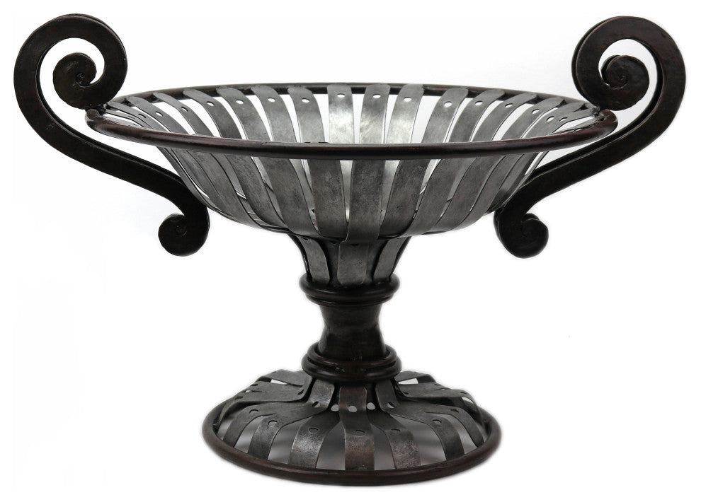 Victorian Garden Wrought Iron Centerpiece Bowl