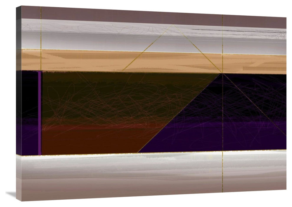 "Abstract Brown And Yellow" Fine Art Print