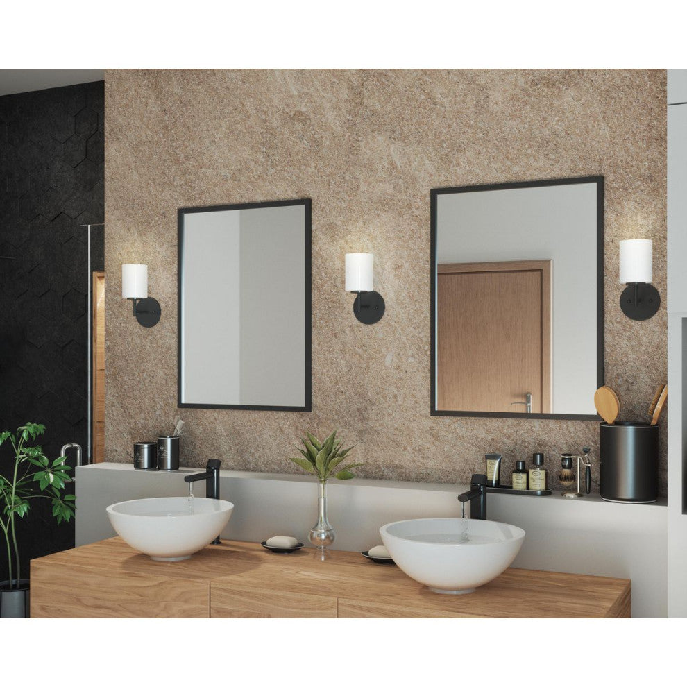Progress Lighting 1-100W Medium Bath Bracket, Black