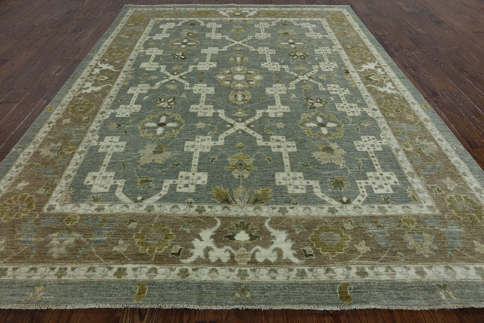 Traditional Chobi Peshawar Handmade Area Rug 8'x10', W2244