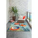 Ravella Tropical Fish Indoor/Outdoor Rug, Ocean, 8'3"x11'6"