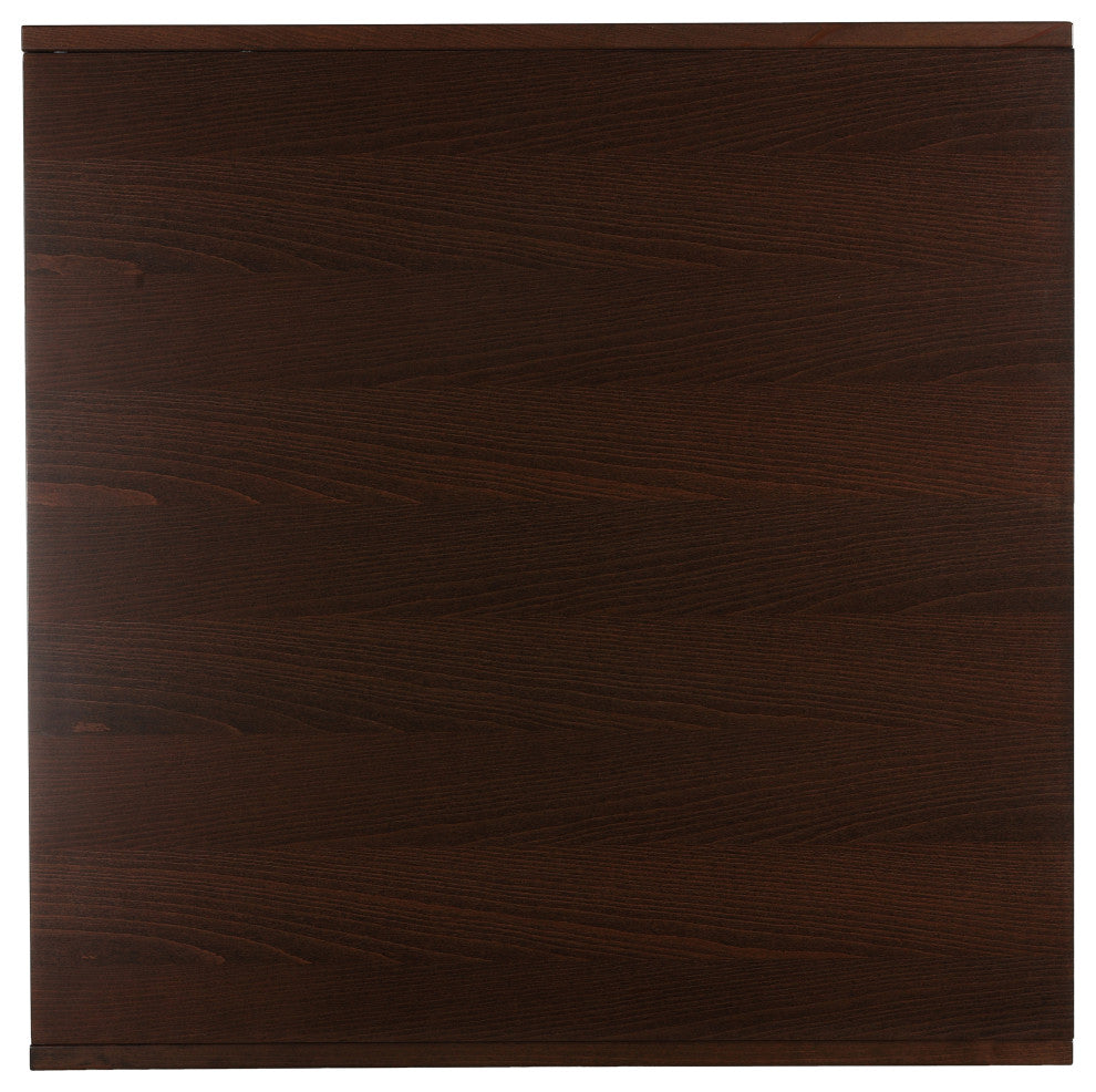 Cortesi Home Anderson Expanding Dining Table, Walnut Finish