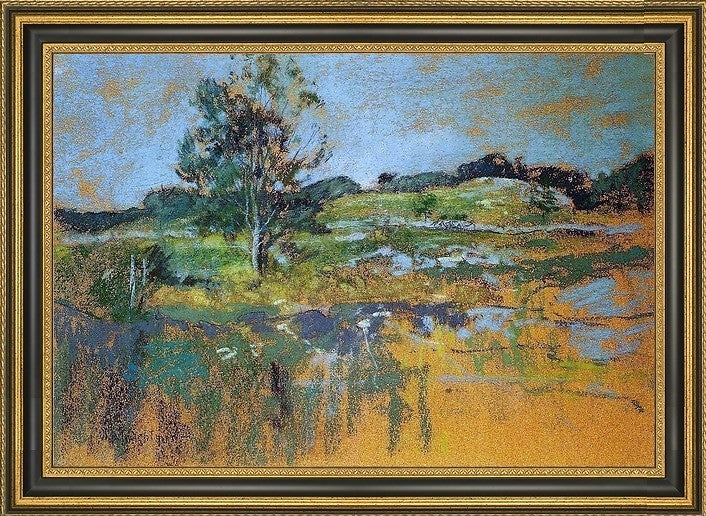 John Twachtman the Ledges Framed Premium Canvas Print, 16"x24"