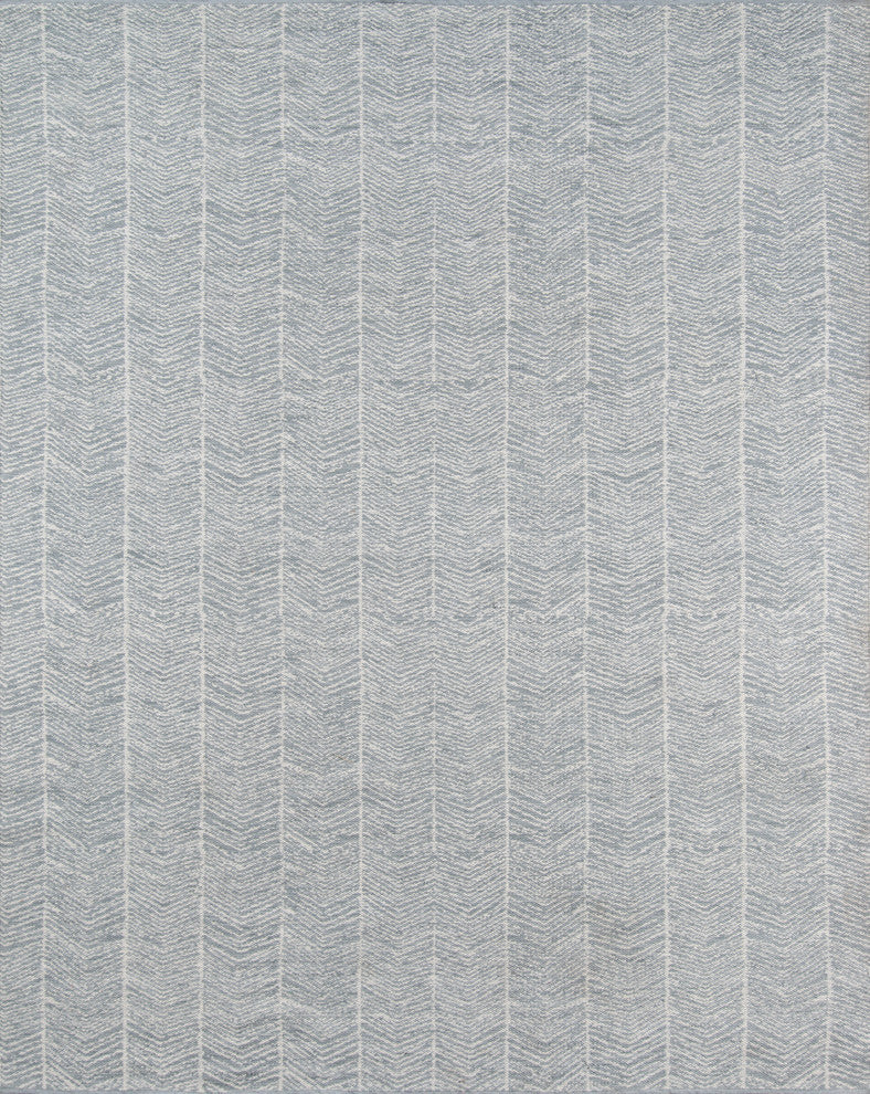Erin Gates Easton Congress Indoor Outdoor Hand Woven Rug, Gray, 7'6"x9'6"