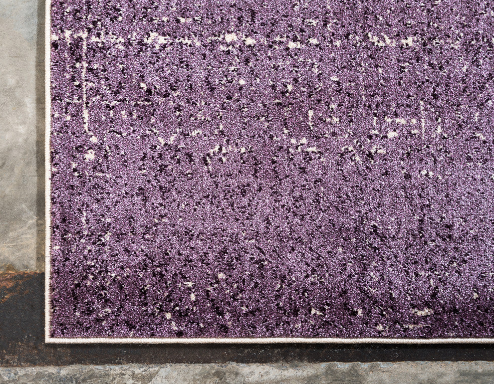 Unique Loom Purple Del Mar Jennifer 2' 2 x 6' 0 Runner Rug