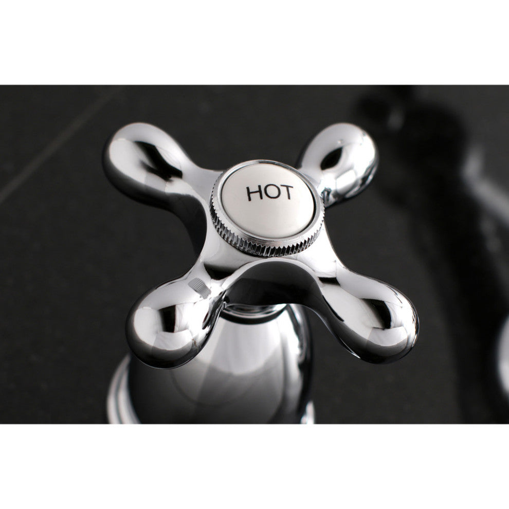 KS1021AX Wall Mount Roman Tub Faucet, Polished Chrome