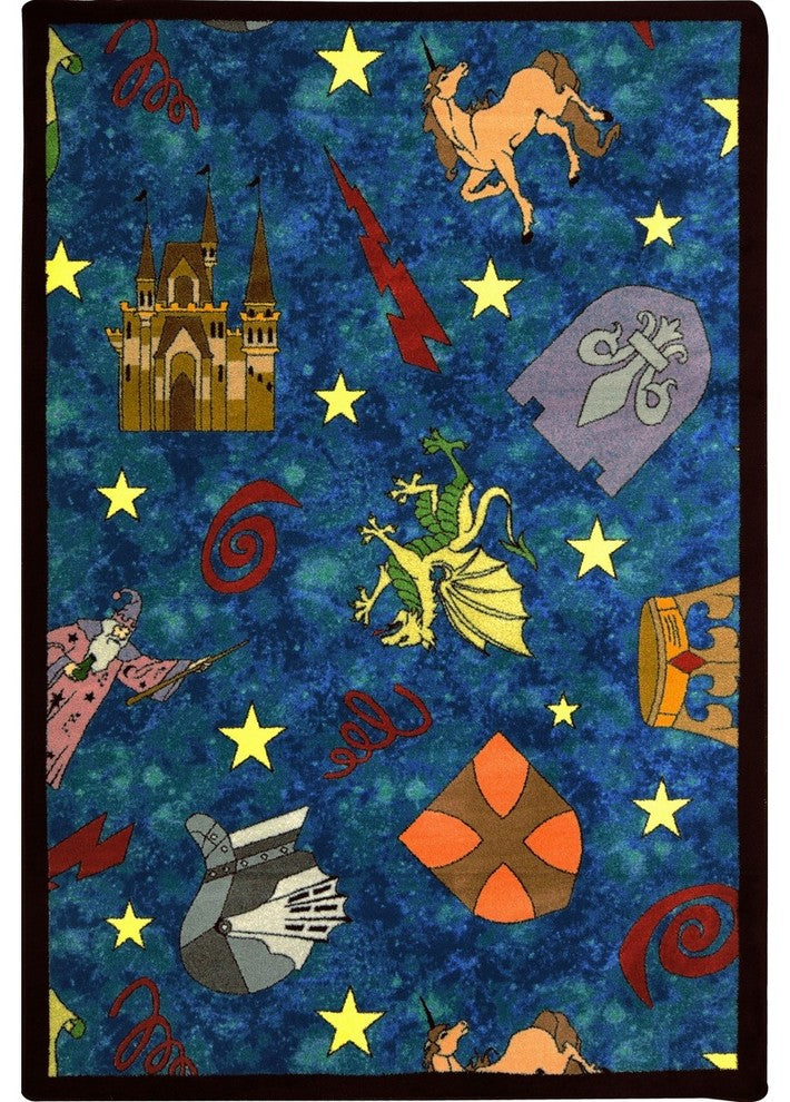 Playful Patterns Rug, Mythical Kingdom, 3'10"x5'4"