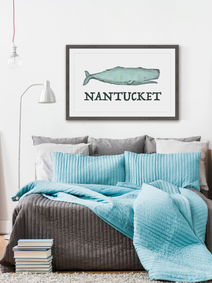 "Long Live Nantucket" Framed Painting Print, 36x24