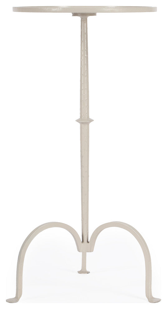 Butler Founders White Iron Pedestal Table