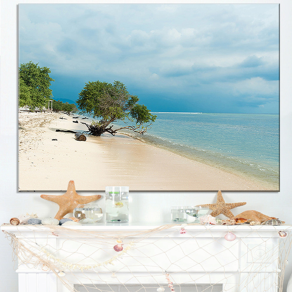 "Beautiful Coastline in Indonesia" Modern Seascape Wall Art, 40"x30"