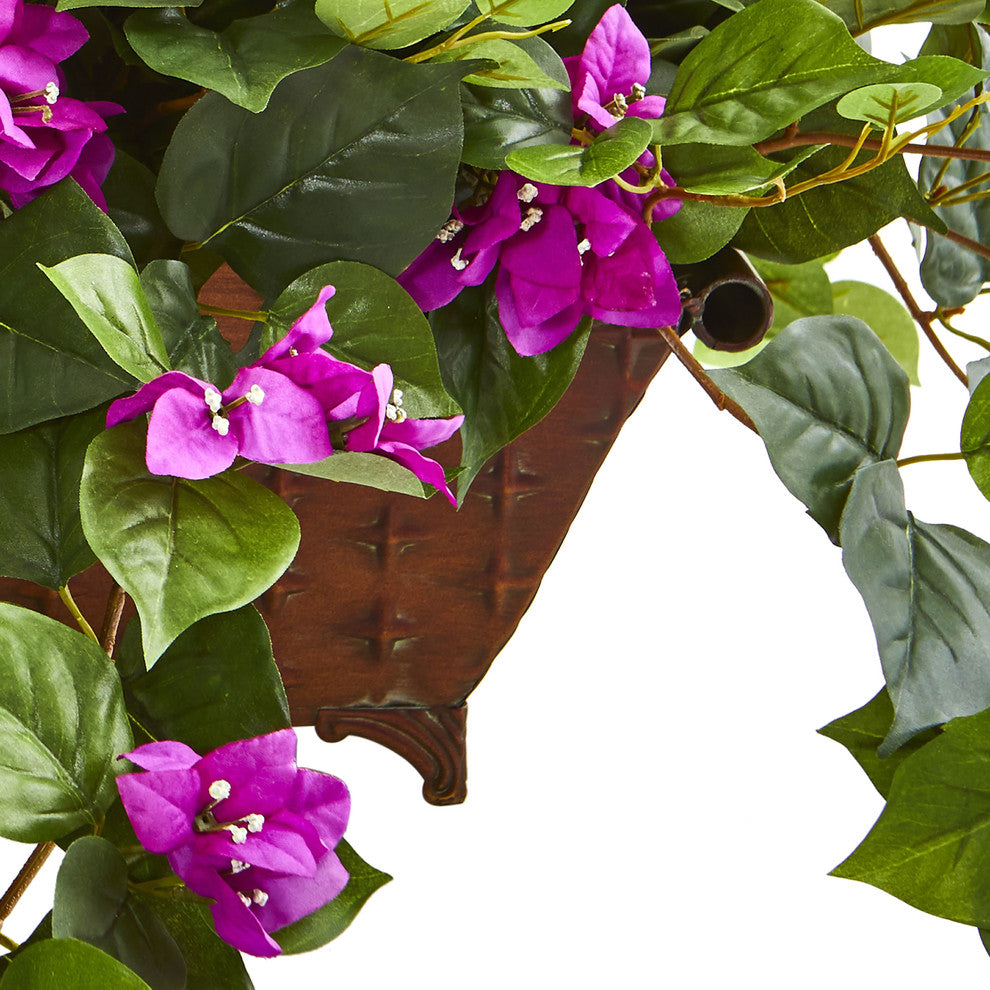 Bougainvillea Artificial Plant in Basket