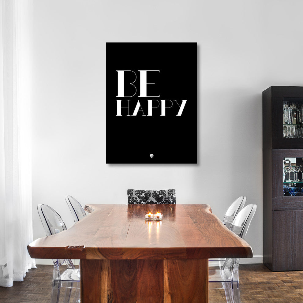"Be Happy Poster 3" Fine Art Print