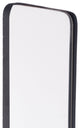 Rectangular Metal Back Mirror Black