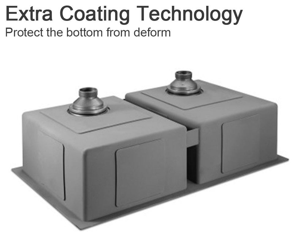 HIGOLD Single Bowl Undermount Kitchen Sink, Nano, PVD Gold