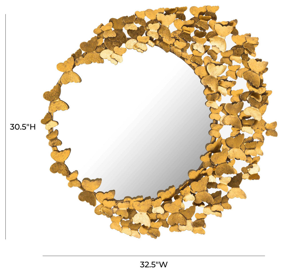 Butterfly Gold Mirror