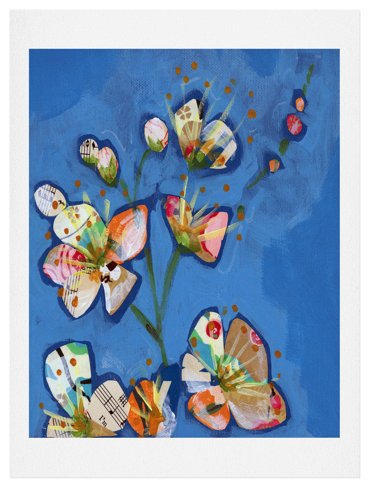 Deny Designs Land Of Lulu Apple Blossoms 1 Art Print