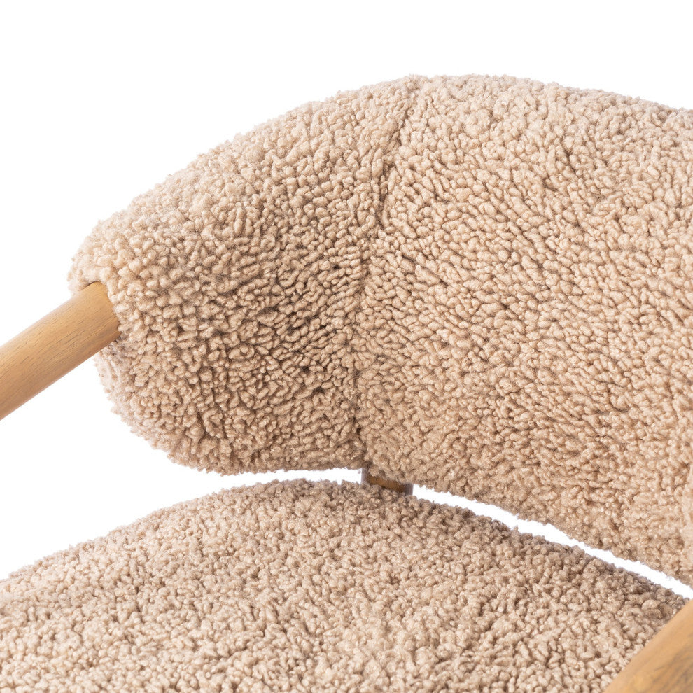 Brodie Chair Andes Toast, Smoked Grey