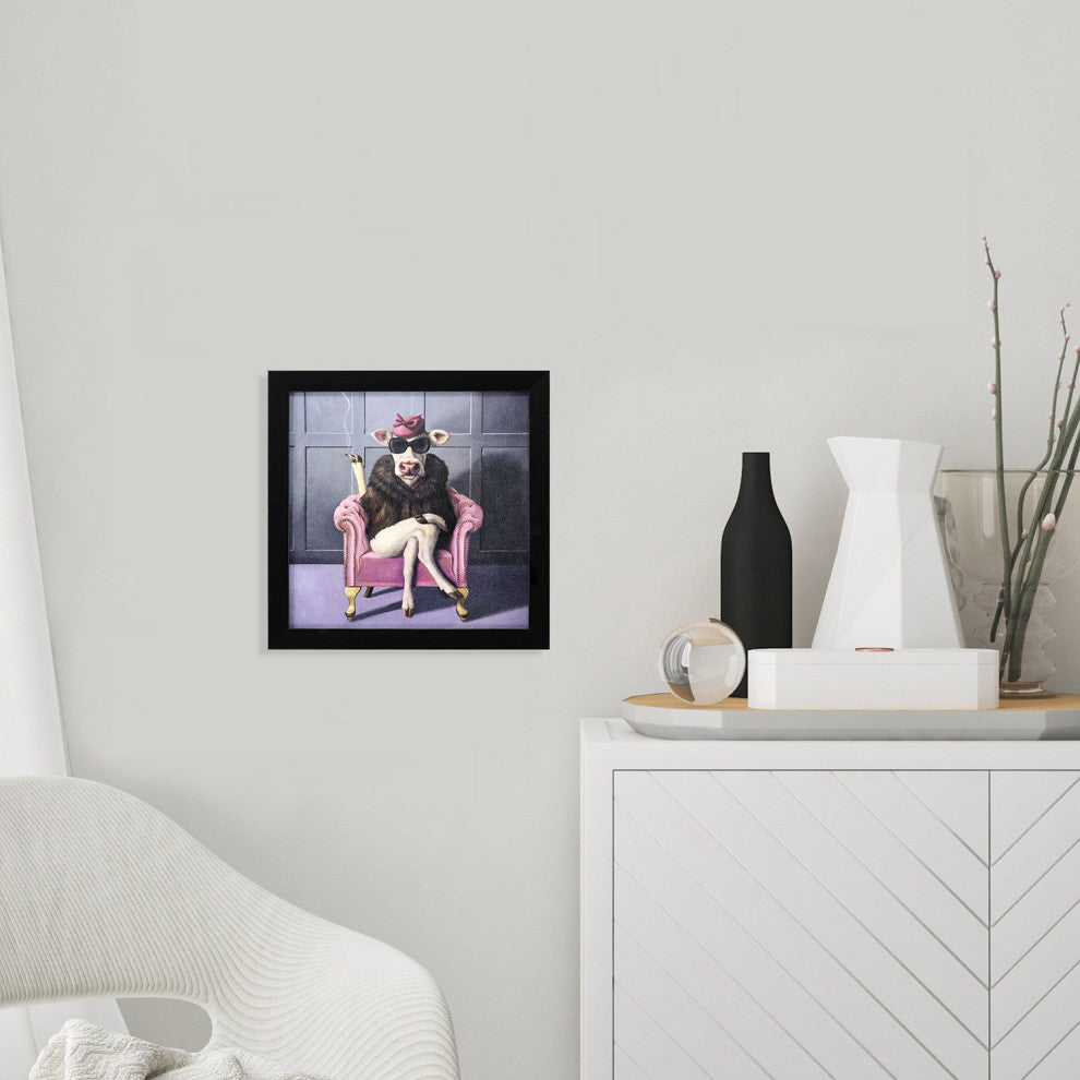 Udder In Law Non-Glass Framed Art