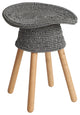 Coiled Stool, Gray