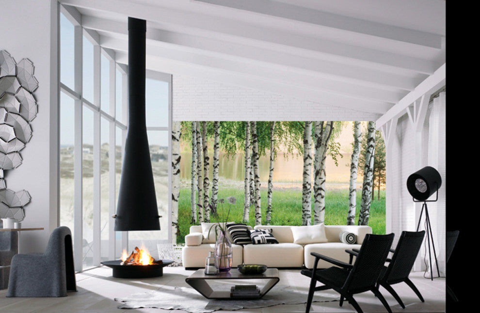 Nordic Forest Wall Mural DM290 by Ideal Decor