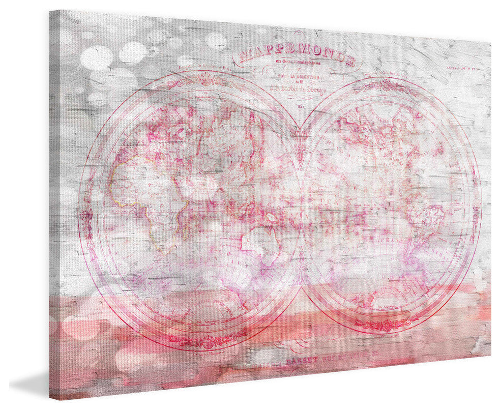 "Flash of Pink" Fine Art Canvas Print, 24"x16"