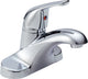 Delta Foundations Single Handle Centerset Bathroom Faucet, Chrome, B501LF