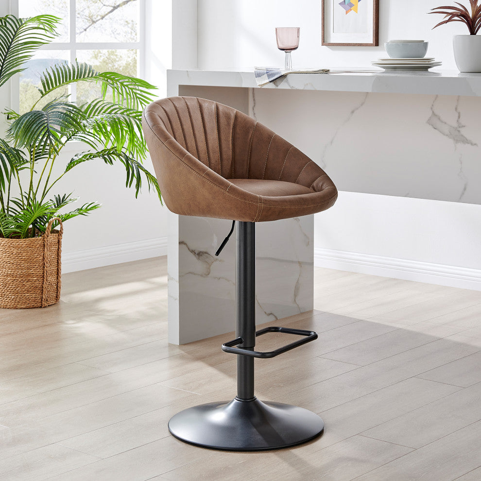 Watson PU Gaslift Swivel Bar Stool