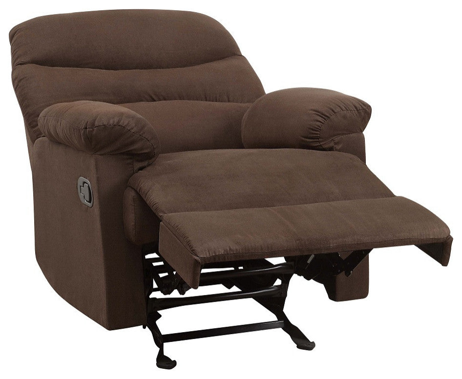 ACM-00632W, ACME Arcadia Recliner, Motion, Chocolate Microfiber