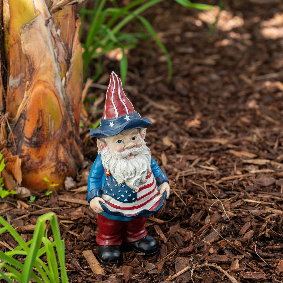 Americana Gnome With Apron, Small, 12"