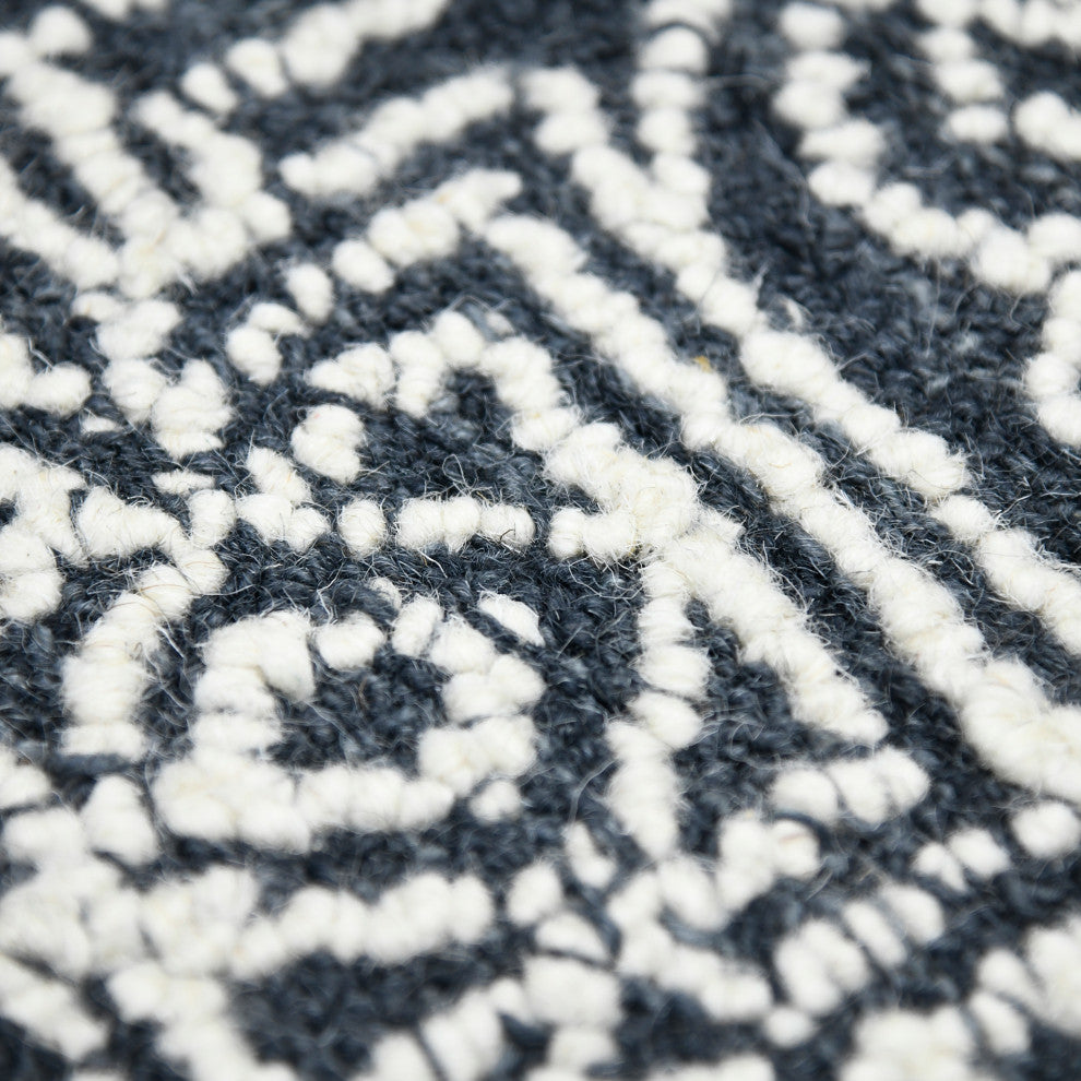 Berlin Suney Area Rug, Charcoal, 5' x 8', Geometric