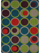 Circle Back 7'8" X 10'9" Area Rug, Color Tropics