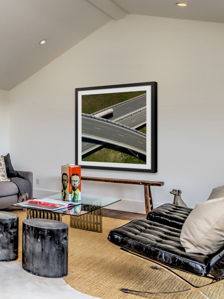 "Overpass" Framed Print by Karolis Janulis