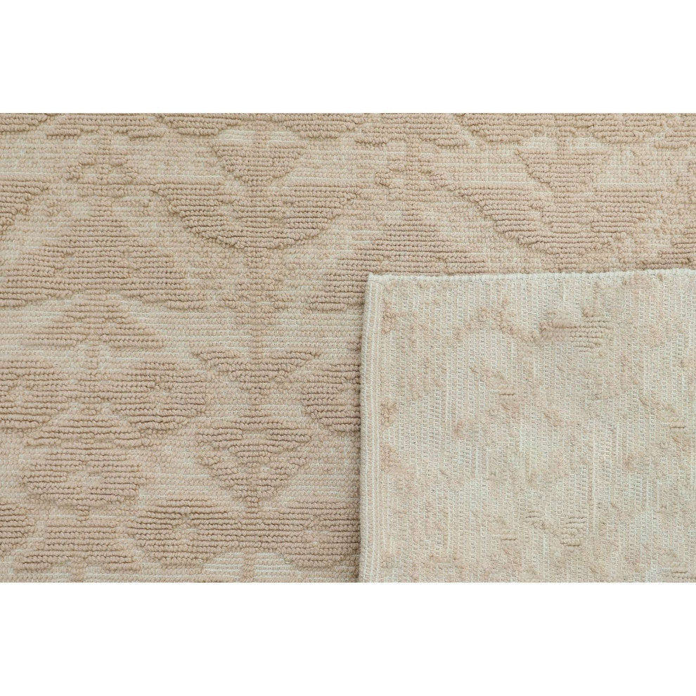 Savanna Grace Area Rug, Taupe, 2'6"x8'