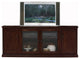 Eagle Furniture 80" Thin Entertainment Console, Concord Cherry, Without Hutch