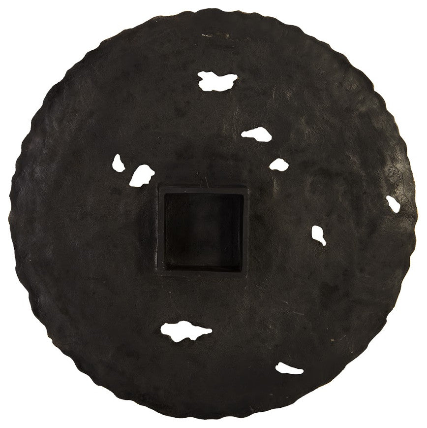 Molten Disc Wall Art, Gold Leaf, Large