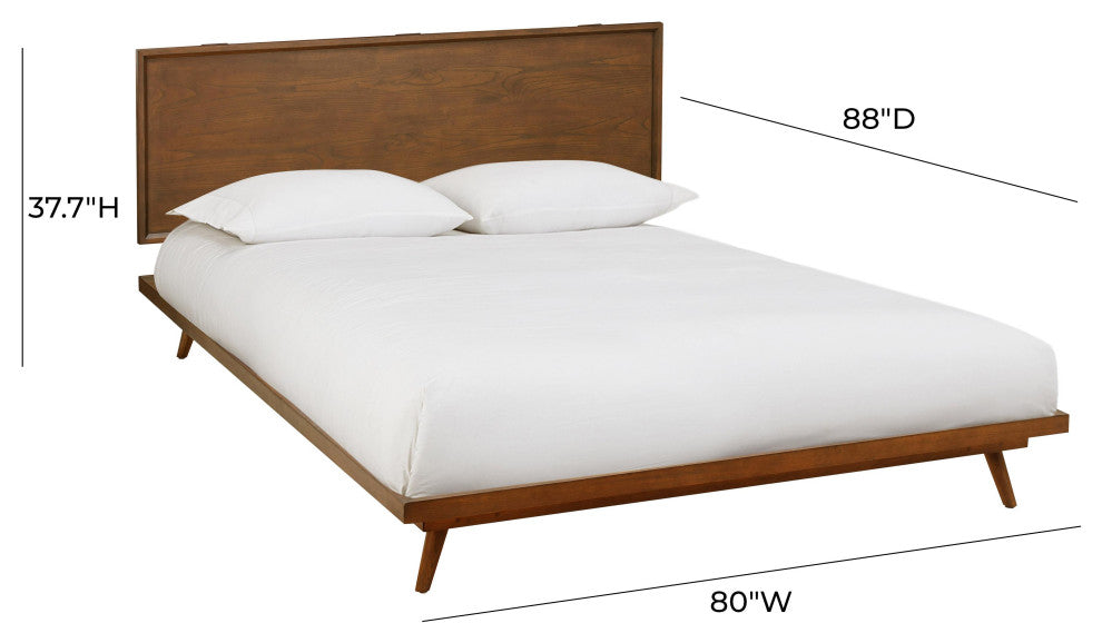 Emery Pecan King Bed