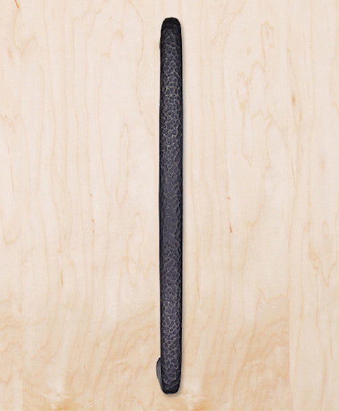 Hammered Appliance Pull 12", Polished Pewter