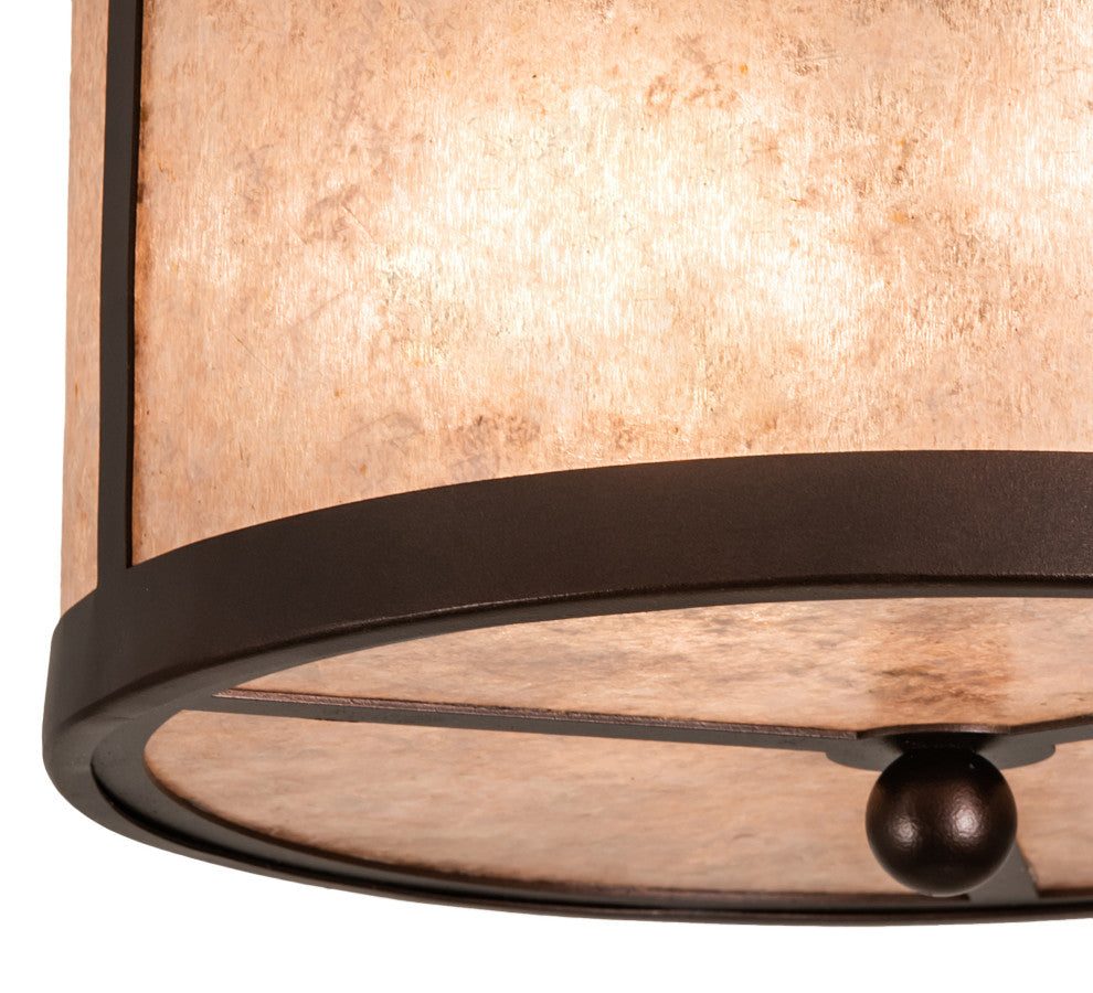 12 Wide Smythe Craftsman Flushmount