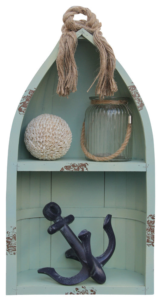 Wooden Canoe Shelf, Small