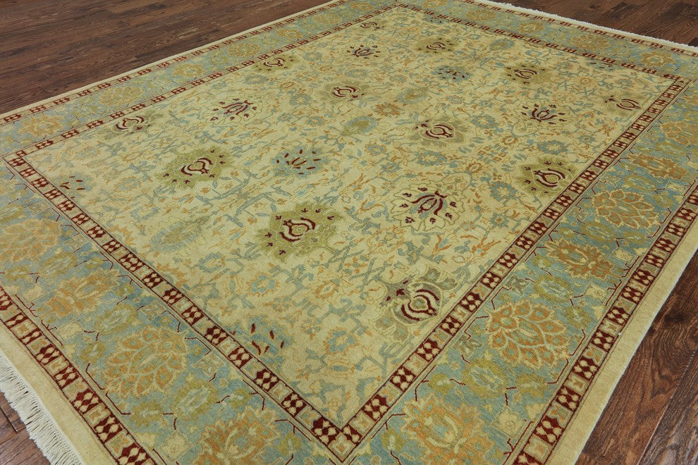 Traditional Oriental Hand Knotted 8'x10' Peshawar Area Rug, W2556