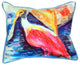 Pair of Betsy Drake Spoonbill Large Indoor/Outdoor Pillows 16 Inch x 20 Inch