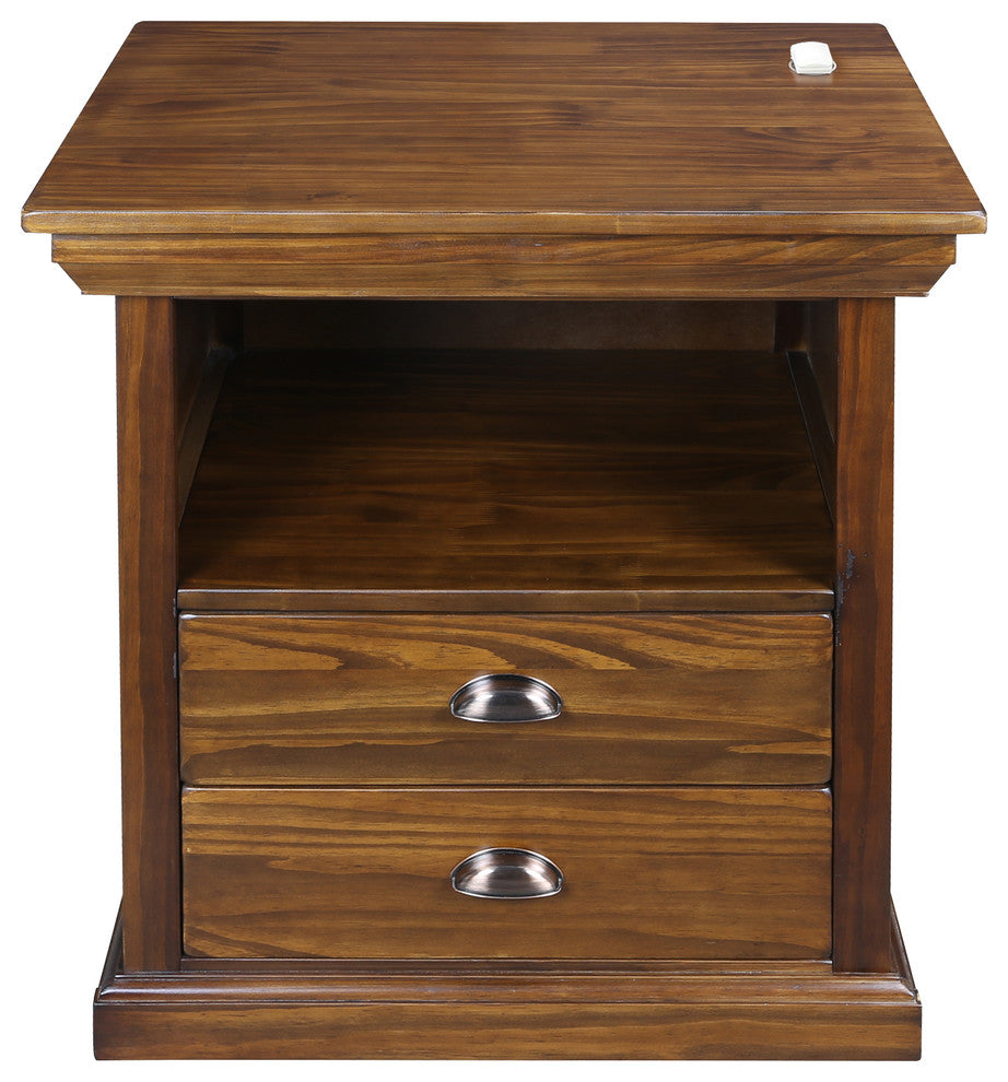 Lincoln Nightstand with Concealed Compartment, Concealment Furniture