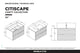 Citiscape Bath Vanity, Textured Drawer Fronts Sink Included, Mint Green, 30"