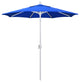 7.5' Aluminum Umbrella Push Tilt, Sunbrella, Pacific Blue
