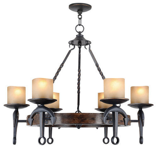 Cape May Chandelier, Olde Bronze