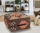 Multicolored Southwestern Pouf